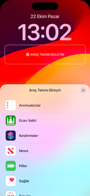 Ezan Vakti Kilit Ekran Widget (Araç Takımı) Nasıl Eklenir 4